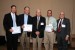 Dr. Nagib Callaos, General Chair and Dr. C. Dale Zinn, IMSCI 2012 Program Committee Chair, giving Dr. R. Cherinka, Mr. J. Prezzama, and Mr. T. Herrin (paper's co-authors with Mr. J. Wahnish) the best paper award certificate of the session "Engineering Concepts, Relations and Methodologies II." The title of the awarded paper is "Implementing a Dual System of Education to Promote Science, Technology, Engineering and Mathematics."
